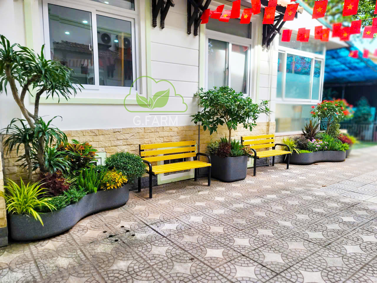 Thiết kế tiểu cảnh khuôn viên trường học